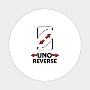 uno reverse, uno out, card games Magnet